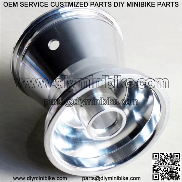 5"x130mm Go Kart rim Fits 35mm bearing for 10x4.50-5 tire - Image 4