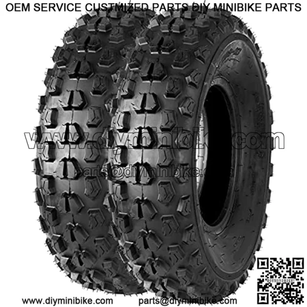 Set of 2 ATV Tire 22x7x10 Front 22x7-10 4PR 10 inch ATV UTV Tires