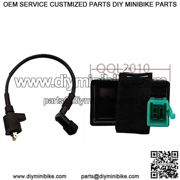 NEW Ignition Coil CDI Box + 6-Pin Igniter 70cc-125cc ATV Compatible With Taotao Dirt Bike Gokart