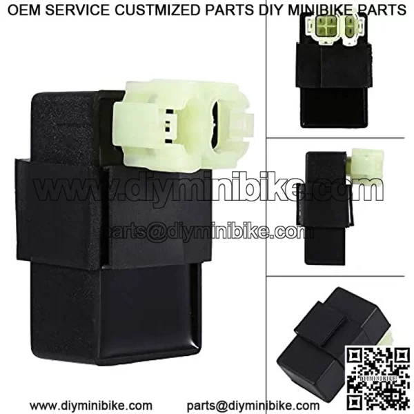 6 Pins CDI Box, AC CDI Igniter Module Box fit for GY6 ATV GO KART 50cc 125cc 150cc Moped Scooter - Image 3