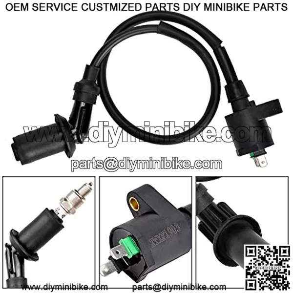 Gy6 Ignition Coil AC CDI Box Solenoid Relay Voltage Regulator Spark Plug for Tomberlin Crossfire 150R American Sportworks 150 GTS 150cc Go karts Gy6 150cc Engine Scooter Moped Part - Image 3