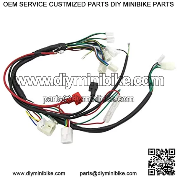 Complete Electrics Stator Coil CDI Wiring Harness Assembly Kit for 4 Stroke ATV KLX 50cc 70cc 110cc 125cc Motor (Updated??Motorcycle Wire Harness Magneto Coil CDI Wiring Harness Coil Kit - Image 4