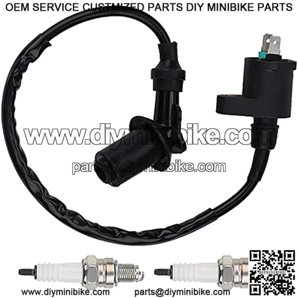 GY6 Ignition Coil Replacement Replacement for TRX200 TRX200D TRX200SX TRX250 50cc 150cc ATV Moped Scooter Go Kart