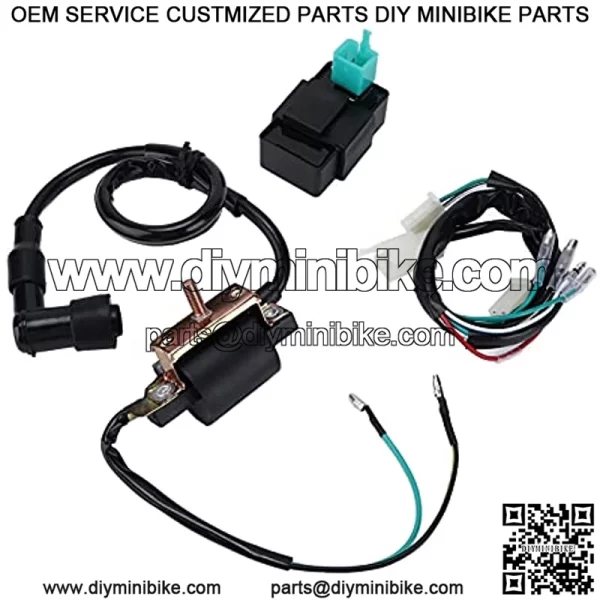 DC CDI Box 5Pin Ignition Coil,ABS Material CDI Module CDI Unit Ignition Coil for Chinese 50cc 70cc 90cc 110cc 125cc ATVs Dirt Bikes Go Karts