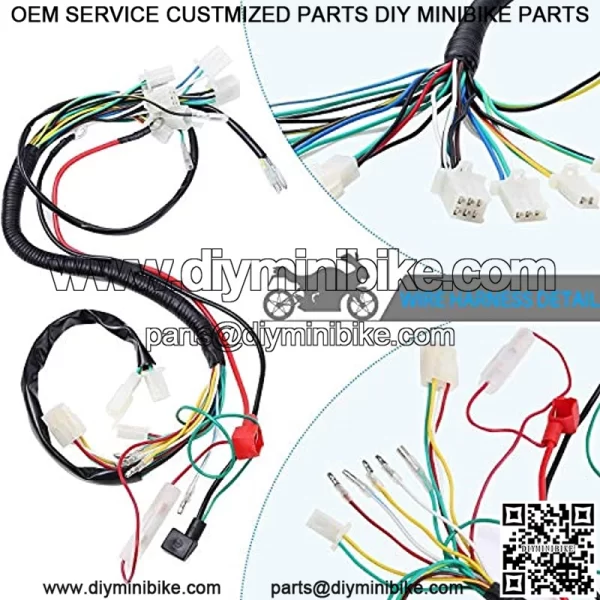 Complete Electrics Stator Coil CDI Wiring Harness for 4 Stroke ATV KLX 50cc 70cc 110cc 125cc Quad Bike Buggy Go Kart Pit Dirt Bikes - Image 3