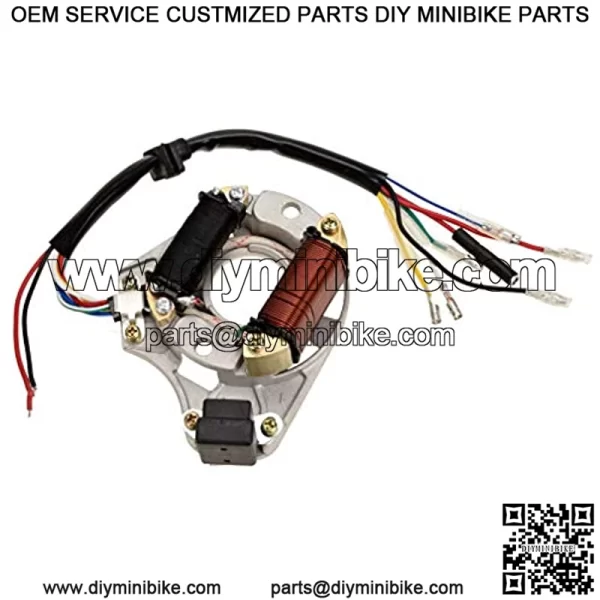 Complete Electrics Stator Coil CDI Wiring Harness Rectifier Solenoid Relay for 50cc 70cc 110cc 125cc Kazuma Taotao Kangdi 4 Wheeler Chinese ATV Quad - Image 3