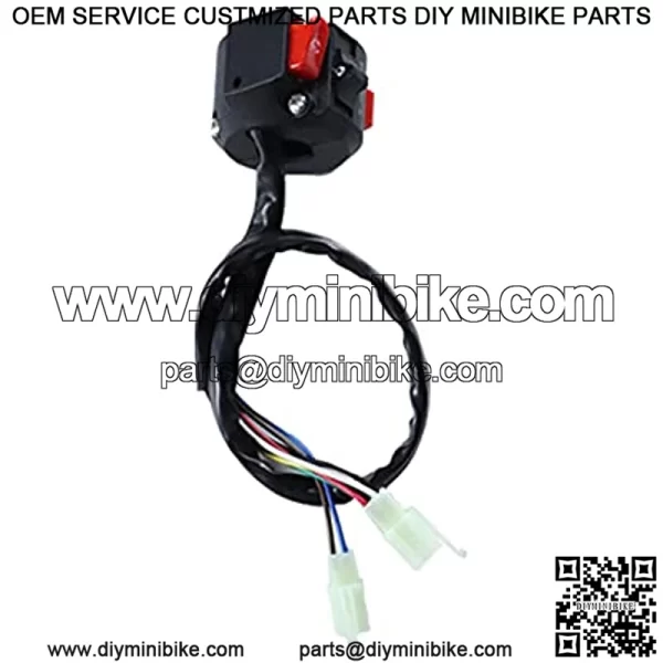 Complete Electrics Stator Coil CDI Wiring Harness Solenoid Relay Spark Plug for 4 Stroke ATV 50cc 70cc 110cc 125cc Pit Quad Dirt Bike Go Kart Scooter Moped Parts Complete Wiring Harness - Image 4