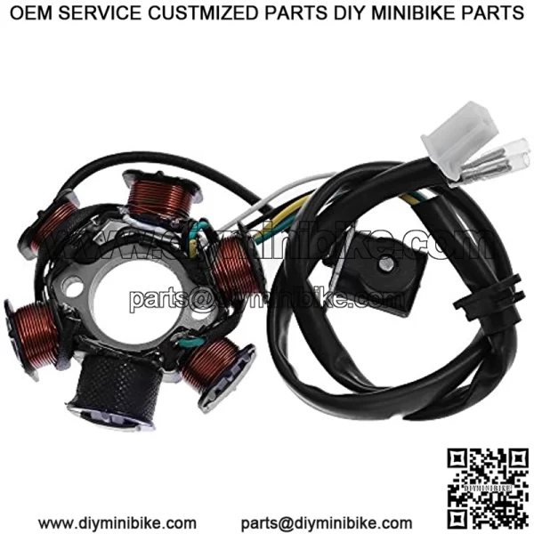 Complete Wiring Harness Electrics Wire Loom Kit CDI Rectifier Ignition Coil Magneto Stator For GY6 125cc 150cc ATV Quad Go Kart Scooter - Image 4