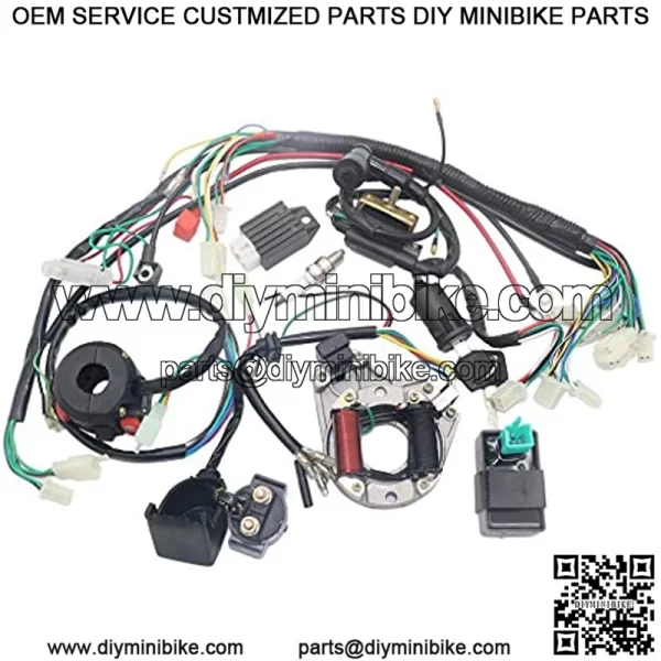 Electrics Stator Coil CDI Wiring Harness for 4 Stroke ATV 50-125CC atv Wiring Harness