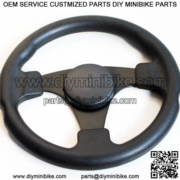 300mm steering wheel (black)