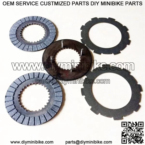 Cination of friction plates for GX power 1/2 reduction clutch