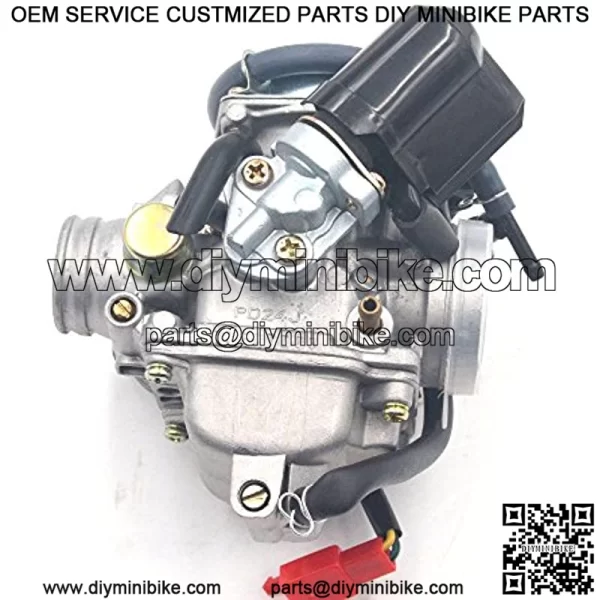 PD24J Carburetor for GY6 150cc Yerf Dog Kymco Kazuma ATV Go Kart Quad Scooter - Image 2