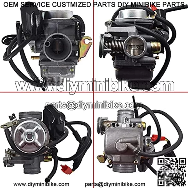 Carburetor Carb Fit for GY6 150cc 250cc Scooter Moped ATV Gokart Motorcycle 24mm - Image 3