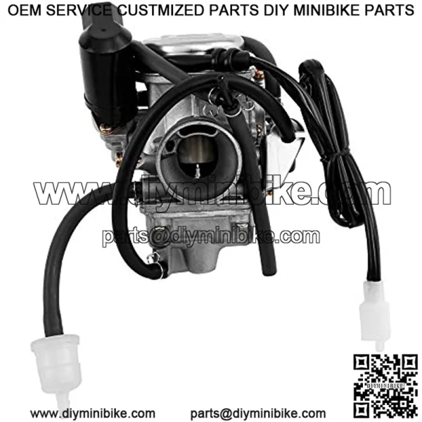 Replacement Carb Fuel System Carburetor Fits For Honda GY6 125 CC ATV 125 PD24J Scooter Go Kart Wildfire - Image 3