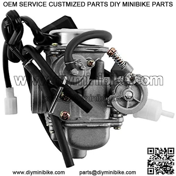 Replacement Carb Fuel System Carburetor Fits For Honda GY6 125 CC ATV 125 PD24J Scooter Go Kart Wildfire - Image 4