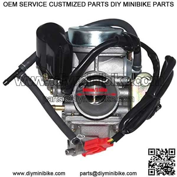 GY6 150cc Carburetor for GY6 4 Stroke Engines 125cc 150cc ATV Go Karts Scooter Mopeds QMJ/QMI157 QMJ/QMI152 / 24mm PD24J Carb - Image 3