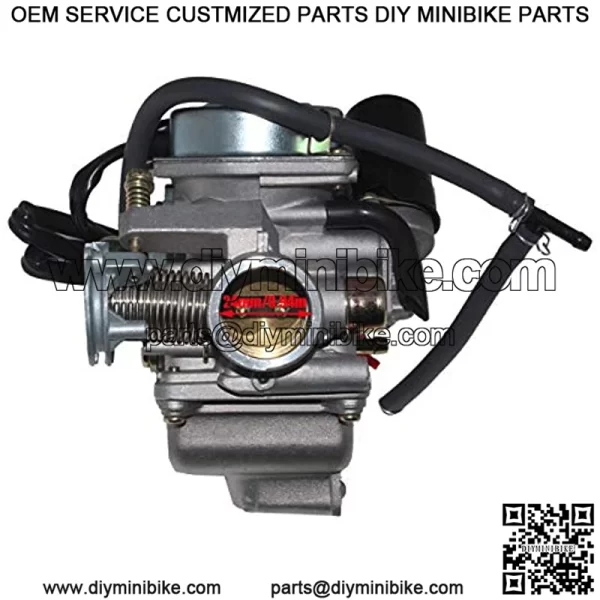 GY6 150cc Carburetor for GY6 4 Stroke Engines 125cc 150cc ATV Go Karts Scooter Mopeds QMJ/QMI157 QMJ/QMI152 / 24mm PD24J Carb - Image 4