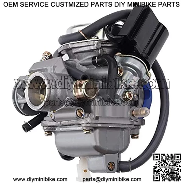 GY6 150cc Carburetor for 152QMJ 152QMI 157QMI 157QMJ 125cc Scooter 24mm PD24J Carb with Air Filter - Image 2