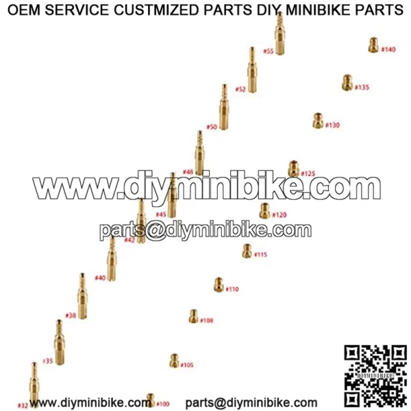 10Pcs Carburetor Main Jets kit & 10Pcs Slow Pilot Jets for PWK Keihin OKO CVK PWM - Image 4