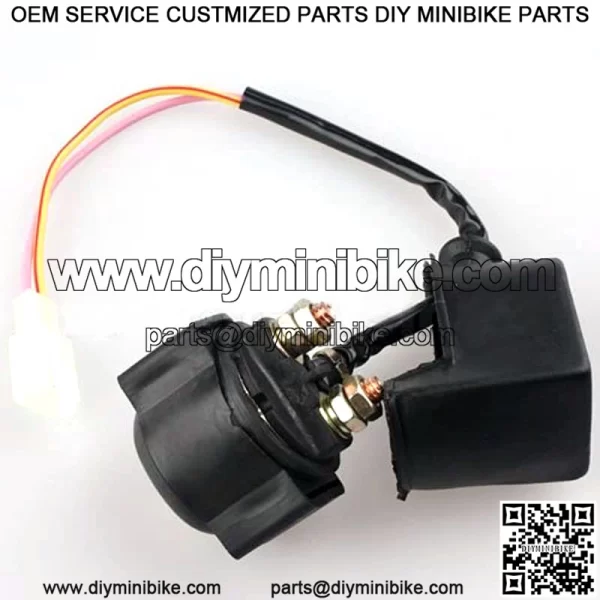 Starter Relay SOLENOID for 4-stroke GY6 Engine 50cc 70 cc 90cc 110 cc 125cc 150 cc 200cc 250 cc ATV Dirt Bikes Scooters Go Kart Dne BuggQuad 4 Wheelers - Image 2