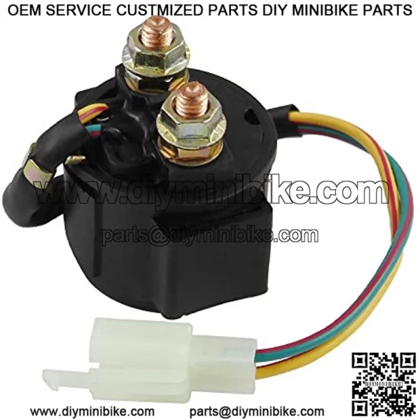 Motorcycle Starter Solenoid Relay for 4-Stroke GY6 Engine 50cc 150cc 200cc 250cc ATV Dirt Bikes Scooters Go Kart Dne Bugg Quad 4 Wheelers Pit Bike Moped Roketa SSR  Sunl Coolster - Image 3