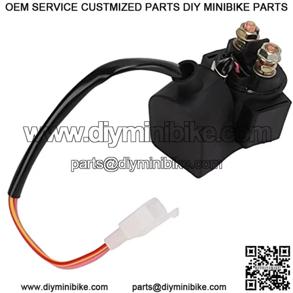 Starter Relay, 2 Pins 12V Motorcycle Engine Starter Solenoid Relay for GY6 50cc 70cc 110cc 125cc 250cc ATVs Dirt Bikes - Image 2