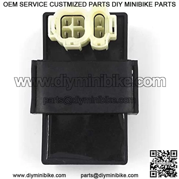 GY6 CDI Ignition Coil Solenoid Relay AC 12V 4-Pin Voltage Regulator Rectifier Spark Plug for 50cc 80cc 100cc 125cc 150cc Scooter Moped ATV Go karts. - Image 2