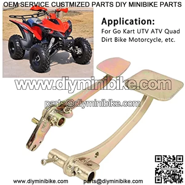 Pedal de acelerador ATV, pedales de acelerador de fGo Kart resistentes al desgaste 2 piezas para UTV Quad Dirt Bike - Image 4