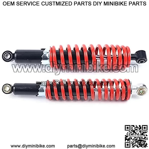 DENESTUS Pair 350mm 13.7" Front Shock Absorber Shocker Suspension 500lb For Quad Dirt Bike ATV Buggy Go Kart - Image 4