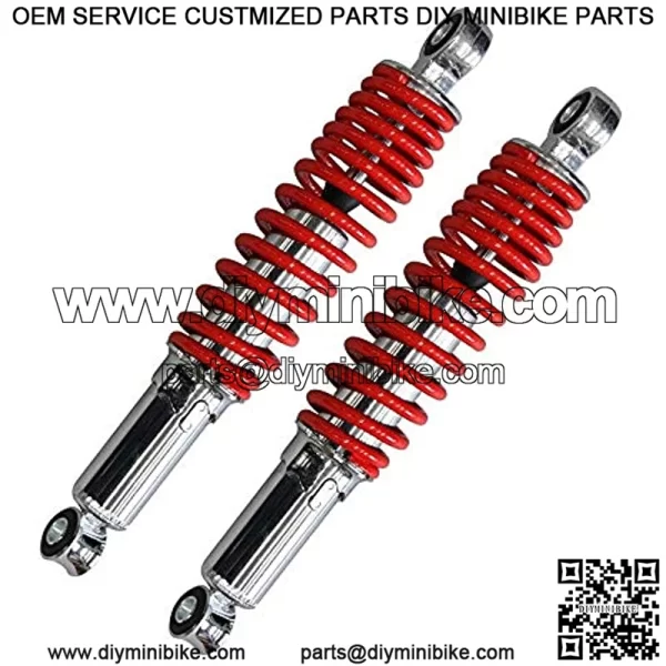 2Pcs 290mm 11.4" Front Shock Absorber Suspension Sensa-Trac Load for Quad ATV Go Kart Buggy