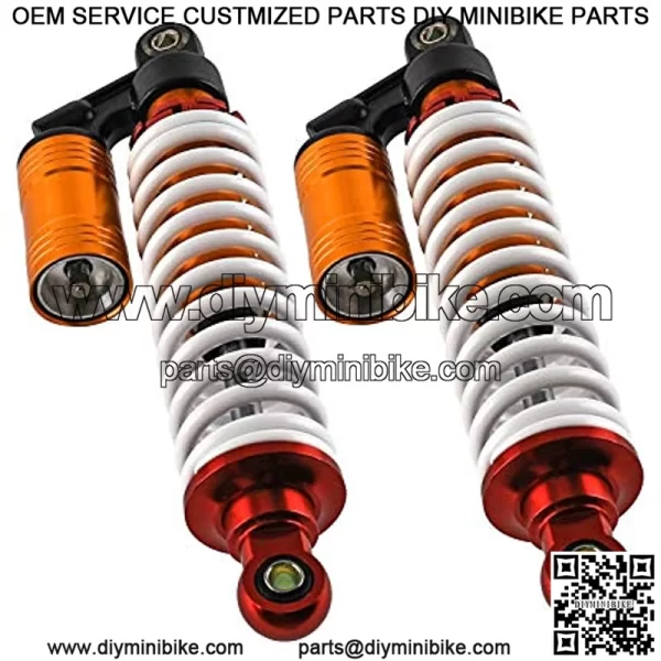 2PCS 12.5" 320mm Front Shock Suspension Absorber for ATV Quad Go Kart 4 Wheeler