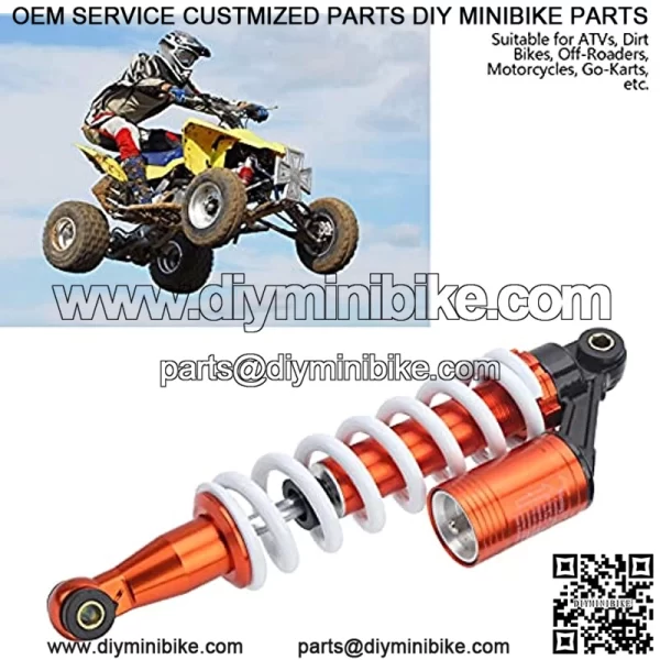 Rear Shock Absorber, Suspension Damper 350mm Steel Alloy Universal for ATVs Go Karts Dirt Bike - Image 4