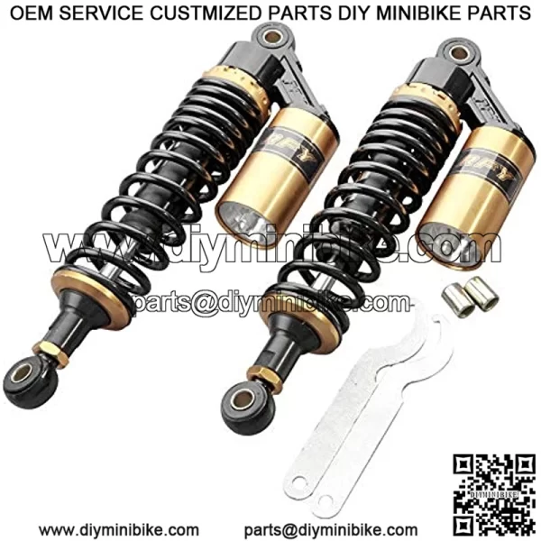 12.5" 320mm A Pair Rear Shocks Absorber Replace Some Honda CX 500 CX 650 Rear Suspension