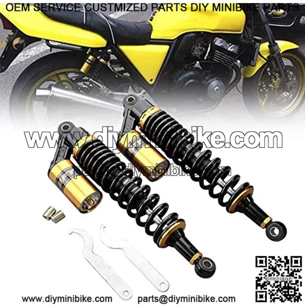 12.5" 320mm A Pair Rear Shocks Absorber Replace Some Honda CX 500 CX 650 Rear Suspension - Image 2