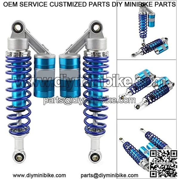 1 Pair Motorcycle 320mm Blue Air Shocks Rear Suspension ATV UTV Shocks For Honda, For Suzuki, For Yamaha, For Kawasaki