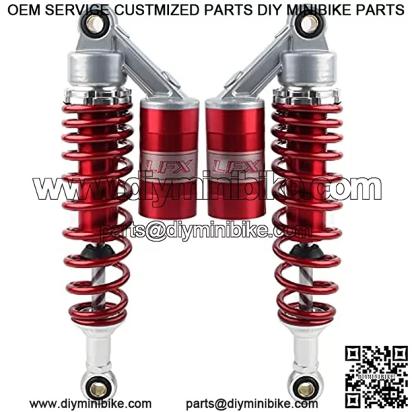 Pair Motorcycle 320mm Red Air Shocks ATV UTV Suspension Shock Absorbers For ATV UTV Go Kart Quad Dirt Bikes - Image 2