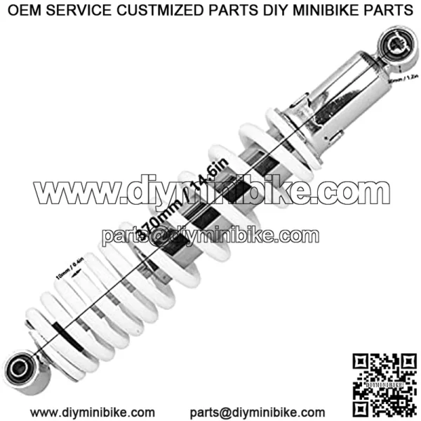 01 Rear Suspension Damper, Shock Absorption Management Suspension Spring 14.6in for ATV for Motorcycle - Image 3