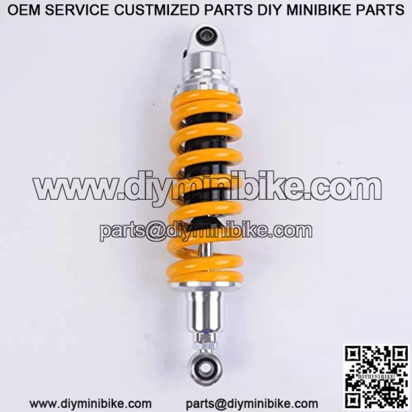 1 Piece Shock Absorber 360mm 14.2 inches Round Ends Motorcycle Replacement Universal for Scooter Atv Quad Dirt Sport Bike Go Kart Suzuki Kawasaki Yamaha Yellow - Image 2