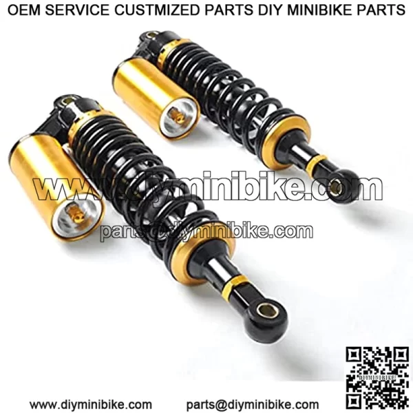 340mm Universal Motorcycle Rear Air Shock Absorbers Compatible with 150CC-750CC Karting Scooter ATV Yamaha Suzuki Honda Kawasaki - Image 2