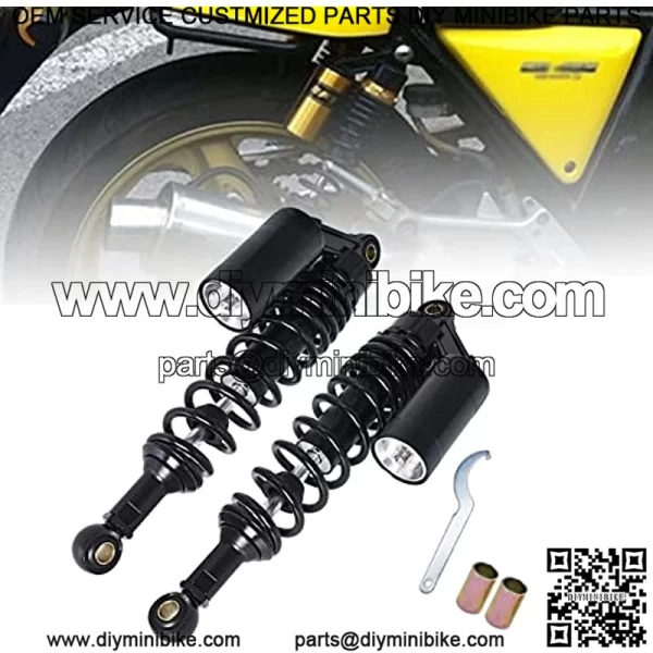 12.5in 320mm Universal Shock Absorbers Rear Suspension Replacement for Honda CB Yamaha Gokart Kawasaki Suzuki Quad