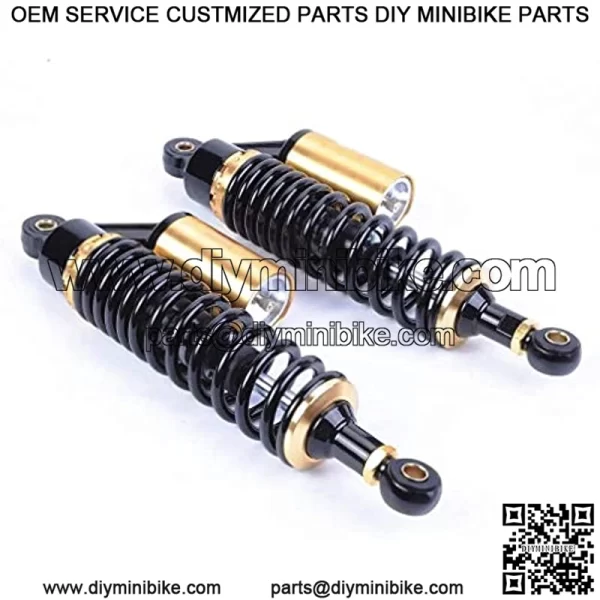 Motorcycle Air Shock Absorbers Universal Fit for Honda Suzuki Yamaha Kawasaki ATV Go Kart Quad Dirt Sport Bikes Golden (280mm) - Image 2