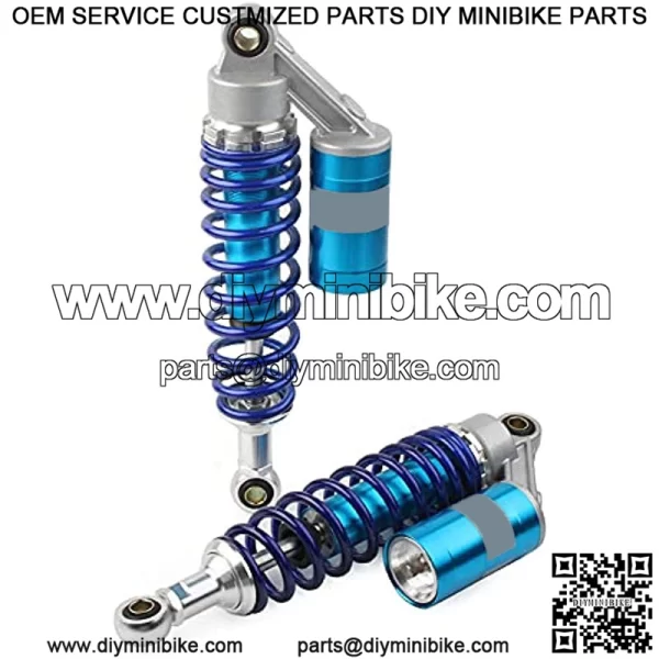 1 Pair Motorcycle 280mm 11" Blue Air Shocks ATV Shock Absorber UTV Shocks For Honda, For Suzuki, For Yamaha, For - Image 3