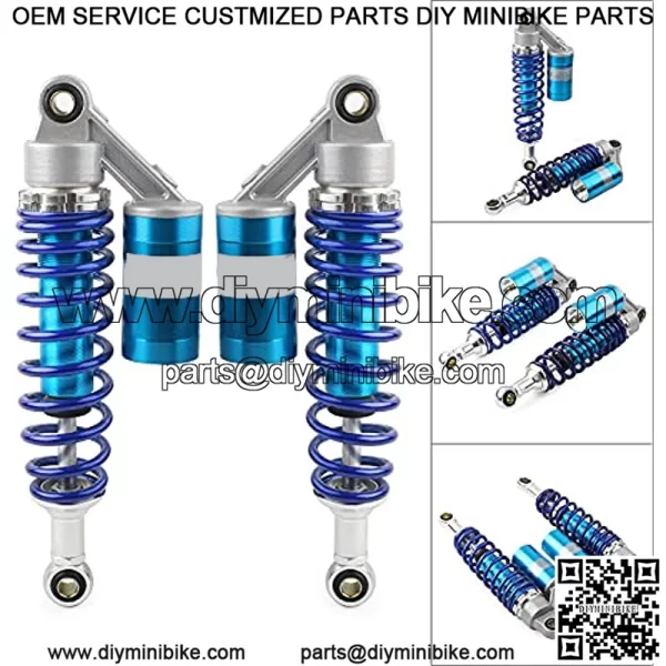 1 Pair Motorcycle 320mm Blue Air Shocks Rear Suspension ATV UTV Shocks For Honda, For Suzuki, For Yamaha, For