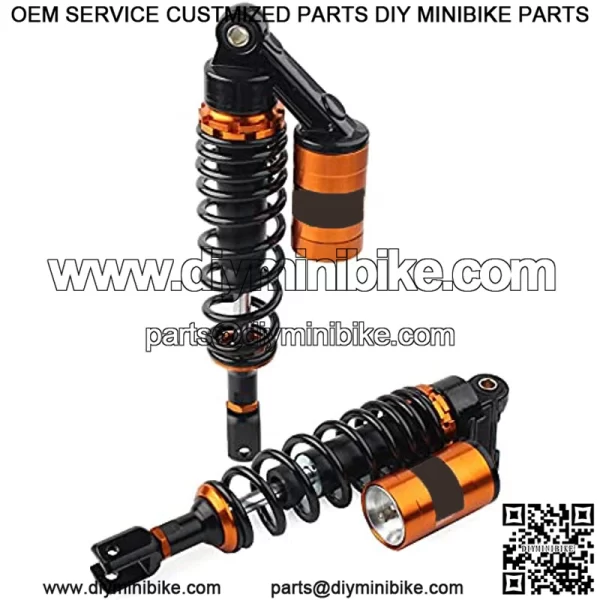 Pair Motorcycle 320mm 12.5" Air Shocks ATV Shock Absorber UTV Shocks with Clevis End For Honda, For Suzuki, For Yamaha, For - Image 3