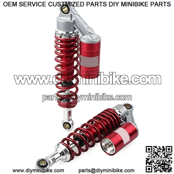 Pair Motorcycle 320mm Red Air Shock Absorbers ATV UTV Rear Suspension Shocks For ATV UTV Go Kart Quad Dirt Bikes - Image 2