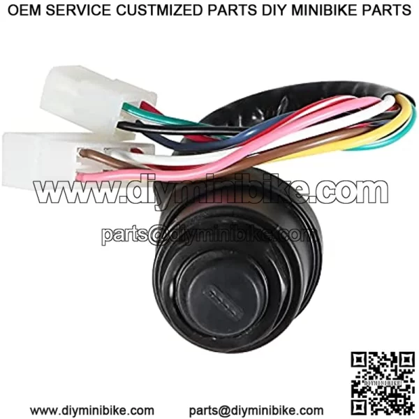 Ignition Switch with Keys Replacement for Yamaha Gas 2 Cycle Golf Cart G1 1979-1989 J17-82508 - 20 - Image 4