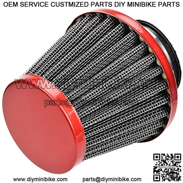 35mm Motorcycle Red Air Filter For 50cc 70cc 90cc 110cc 125cc Coolster Sunl Honda Yamaha Kawasaki Suziki ATV Quad Go Kart Pit Dirt Bike Parts,5% coupon applied at checkout,with coupon - Image 2