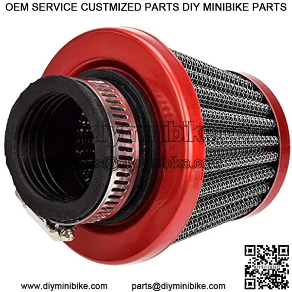 35mm Motorcycle Red Air Filter For 50cc 70cc 90cc 110cc 125cc Coolster Sunl Honda Yamaha Kawasaki Suziki ATV Quad Go Kart Pit Dirt Bike Parts,5% coupon applied at checkout,with coupon - Image 3