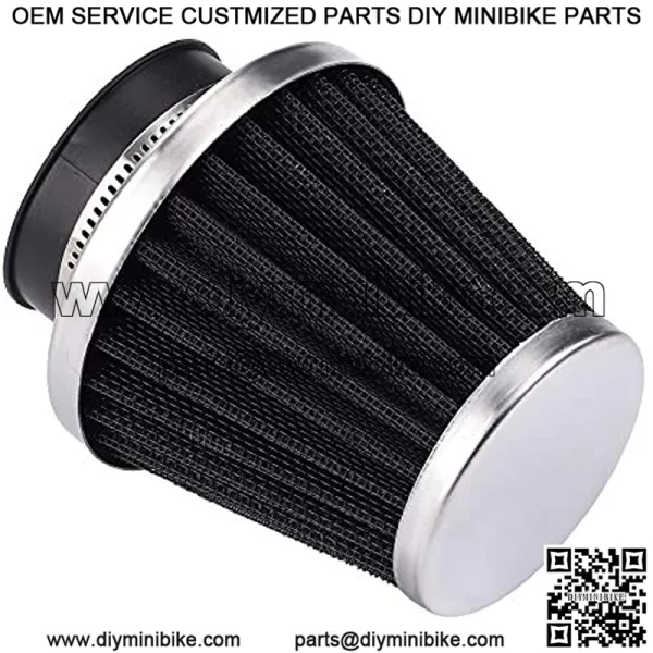 44mm Air Filter ID 1.73" for GY6 150cc Dirt Pit Bike Quad 4 Wheeler Go Kart Buggy Scooter Moped ATV Motorcycle - 2 of Pack - Image 2