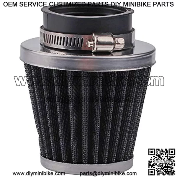 44mm Air Filter Compatible with GY6 50cc 110cc 125cc 150cc ATV Quad 4 Wheeler Go Kart Buggy Scooter Moped YAMAHA DT125 DT175 MX175 Suzuki RM85L RM85 RM80 RM65 - Image 2